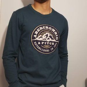 Abercrombie & Fitch Teel long-sleeve patch shirt